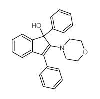 2-morpholin-4-yl-1,3-diphenyl-inden-1-ol Structure