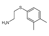 2-(3,4-dimethylphenyl)sulfanylethanamine Structure