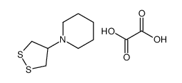 1-(dithiolan-4-yl)piperidine,oxalic acid Structure