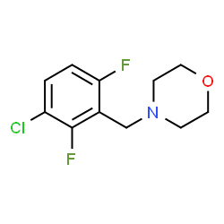 4-[(3-Chloro-2,6-difluorophenyl)methyl]morpholine结构式