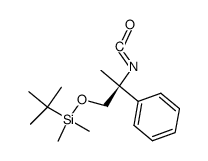 tert-butyl(2-isocyanato-2-phenylpropoxy)dimethylsilane结构式