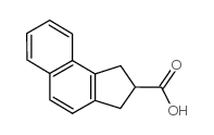 2,3-二氢-1H-环戊并[a]萘-2-羧酸结构式