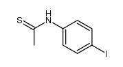 N-(4-iodophenyl)thioacetamide结构式