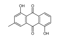 1,5-Dihydroxy-3-methylanthraquinone结构式