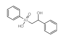 Benzyl alcohol, a-[(hydroxyphenylarsino)methyl]-,As-oxide (8CI)结构式