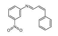 N-(3-nitrophenyl)-3-phenylprop-2-en-1-imine Structure