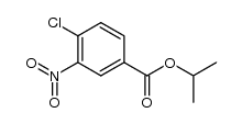 Isopropyl 4-chloro-3-nitrobenzoate Structure