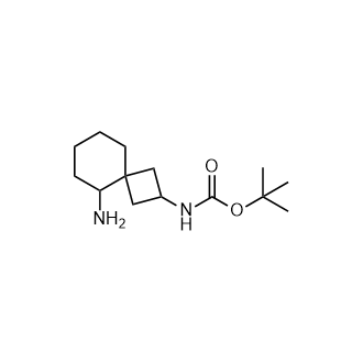 (5-氨基螺[3.5]壬-2-基)氨基甲酸叔丁酯结构式