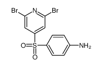 4-(2,6-dibromopyridin-4-yl)sulfonylaniline Structure