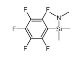 Dimethyl[dimethyl(pentafluorophenyl)silyl]amine结构式