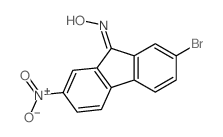 9H-Fluoren-9-one,2-bromo-7-nitro-, oxime structure