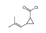 Cyclopropanecarbonyl chloride, 2-(2-methyl-1-propenyl)- (9CI) picture