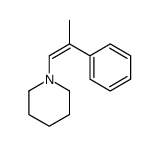 1-(2-phenylprop-1-enyl)piperidine结构式