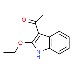 Ethanone,1-(2-ethoxy-1H-indol-3-yl)-(9CI) Structure