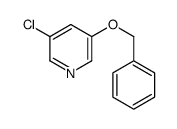 PYRIDINE, 3-CHLORO-5-(PHENYLMETHOXY)- structure