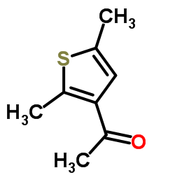 3-乙酰-2,5-二甲基噻吩结构式