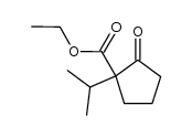 ethyl 2-oxo-1-(1'-methylethyl)-cyclopentane-1-carboxylate Structure