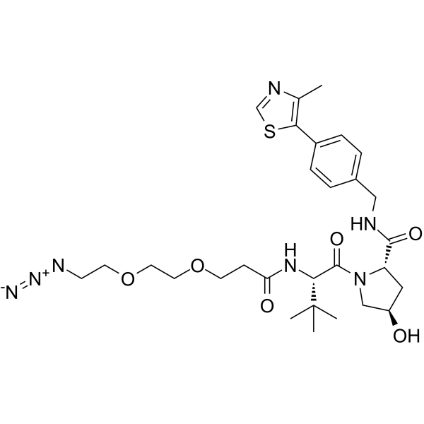 Azido-PEG2-VHL结构式