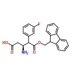 Fmoc-(S)-3-Amino-4-(3-fluorophenyl)-butyric acid structure