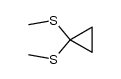 1,1-bis(methylthio)cyclopropane Structure