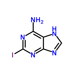2-碘-6-氨基嘌呤结构式