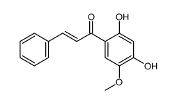 (E)-1-(2,4-Dihydroxy-5-methoxyphenyl)-3-phenyl-2-propen-1-one结构式