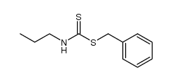 propyl-dithiocarbamic acid benzyl ester结构式