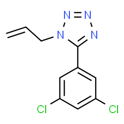 1-ALLYL-5-(3,5-DICHLOROPHENYL)-1H-1,2,3,4-TETRAAZOLE结构式