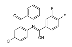 N-(2-苯甲酰基-4-氯苯基)-3,4-二氟苯甲酰胺图片
