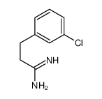 3-(3-氯苯基)-丙脒结构式