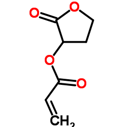 2-Oxotetrahydro-3-furanyl acrylate Structure