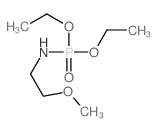 N-diethoxyphosphoryl-2-methoxy-ethanamine structure