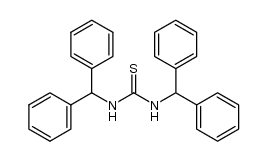 N,N'-dibenzhydryl-thiourea结构式