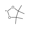 4,4,5,5-tetramethyl-1,3-dioxolan-2-yl radical结构式