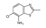 Benzothiazole, 7-amino-6-chloro-2-methyl- (8CI)结构式