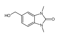 5-(hydroxymethyl)-1,3-dimethyl-1,3-dihydro-2H-benzo[d]imidazol-2-one结构式