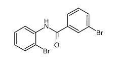 3-bromo-N-(2-bromophenyl)benzamide结构式