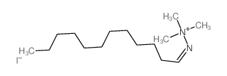 Hydrazinium, 1-dodecylidene-2,2,2-trimethyl-, iodide (1:1) structure