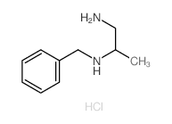 1,2-Propanediamine,N2-(phenylmethyl)-, hydrochloride (1:2) Structure