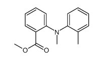 methyl 2-[methyl(2-methylphenyl)amino]benzoate结构式