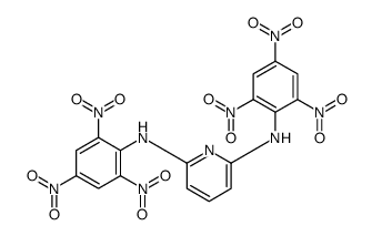 N,N'-Bis(2,4,6-trinitrophenyl)-2,6-pyridinediamine structure