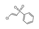 (E)-2-chloroethenyl phenyl sulfone Structure