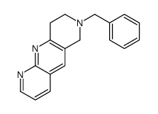 Pyrido[2,3-b][1,6]naphthyridine, 6,7,8,9-tetrahydro-7-(phenylmethyl)- (9CI) Structure