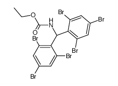 ethyl N[di(2,4,6-tribromophenyl)]methylcarbamate结构式