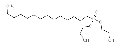 Phosphonic acid,tetradecyl-, bis(2-hydroxyethyl) ester (9CI) Structure