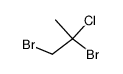 1,2-dibromo-2-chloro-propane Structure