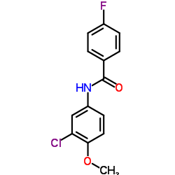 N-(3-Chloro-4-methoxyphenyl)-4-fluorobenzamide Structure