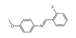 1-(2-fluorophenyl)-N-(4-methoxyphenyl)methanimine结构式