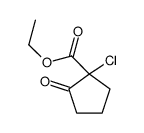 ethyl 1-chloro-2-oxocyclopentane-1-carboxylate结构式