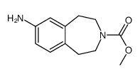 METHYL 7-AMINO-4,5-DIHYDRO-1H-BENZO[D]AZEPINE-3(2H)-CARBOXYLATE Structure